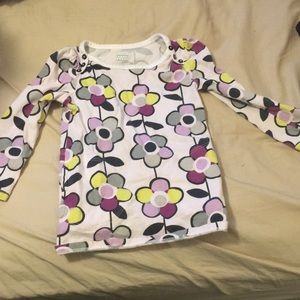 Girls flowered shirt